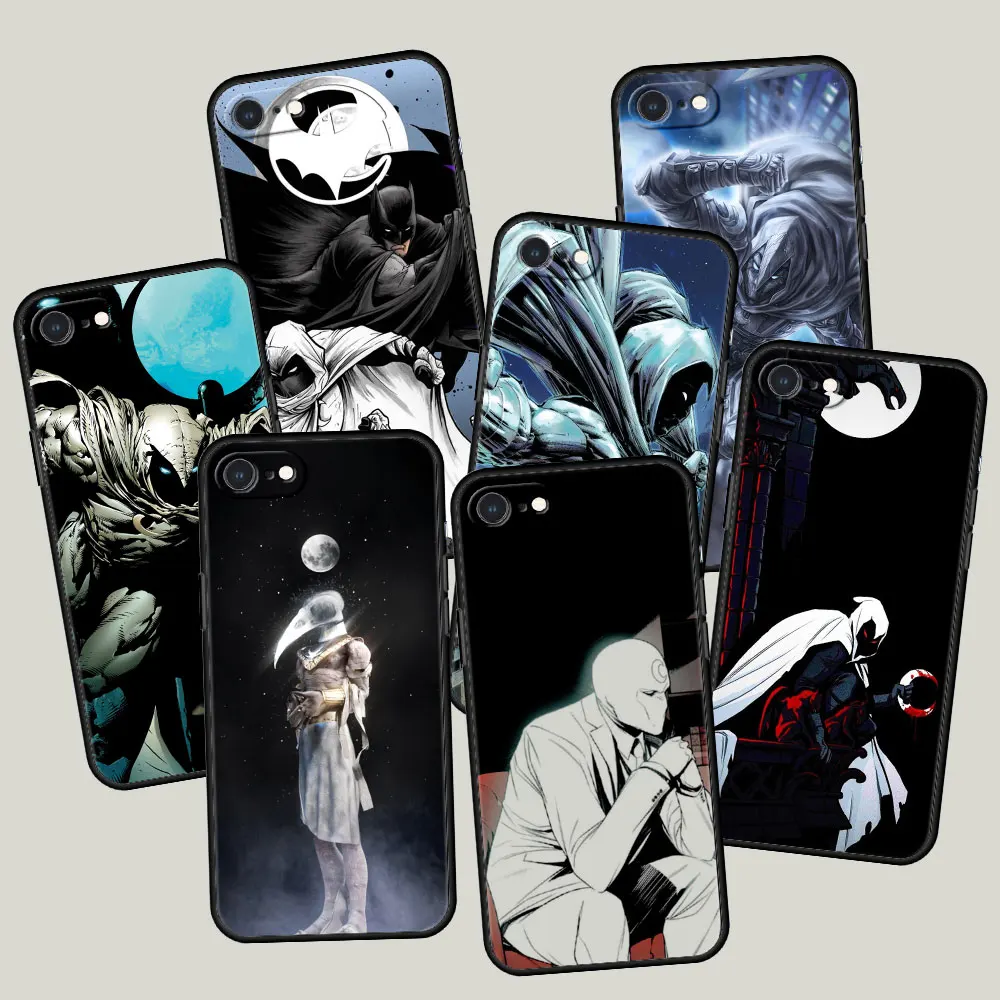 

Cover Case for iPhone SE X XS Max XR 5 5S 6 6S 7 8 Plus 6SPlus 7Plus 8Plus Phone Capinha Capa Fashion Casing Moon Knight Marvel