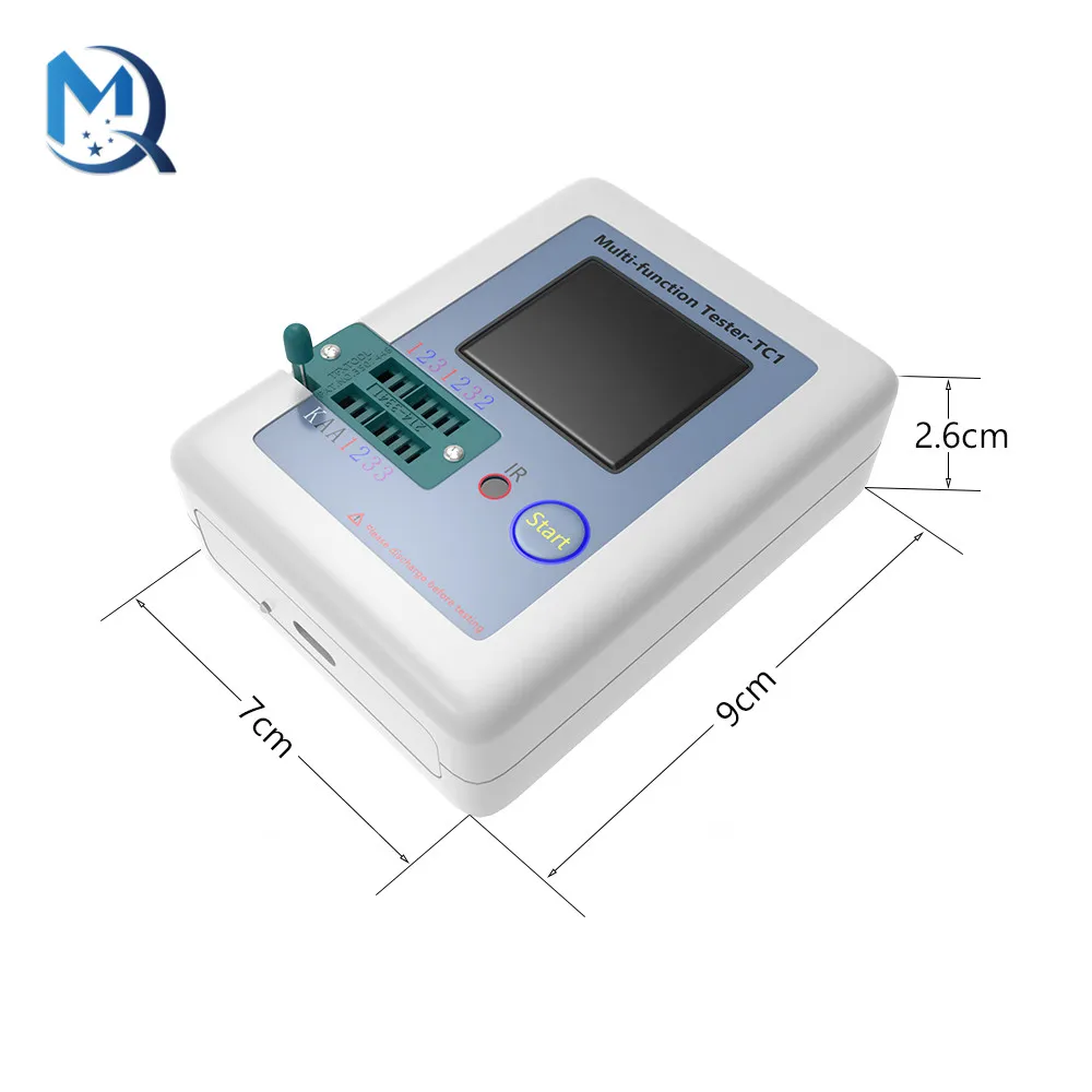 LCR-TC1 1 8 &quotTFT ЖК-дисплей мультиметр транзисторный тестер диодный триодный