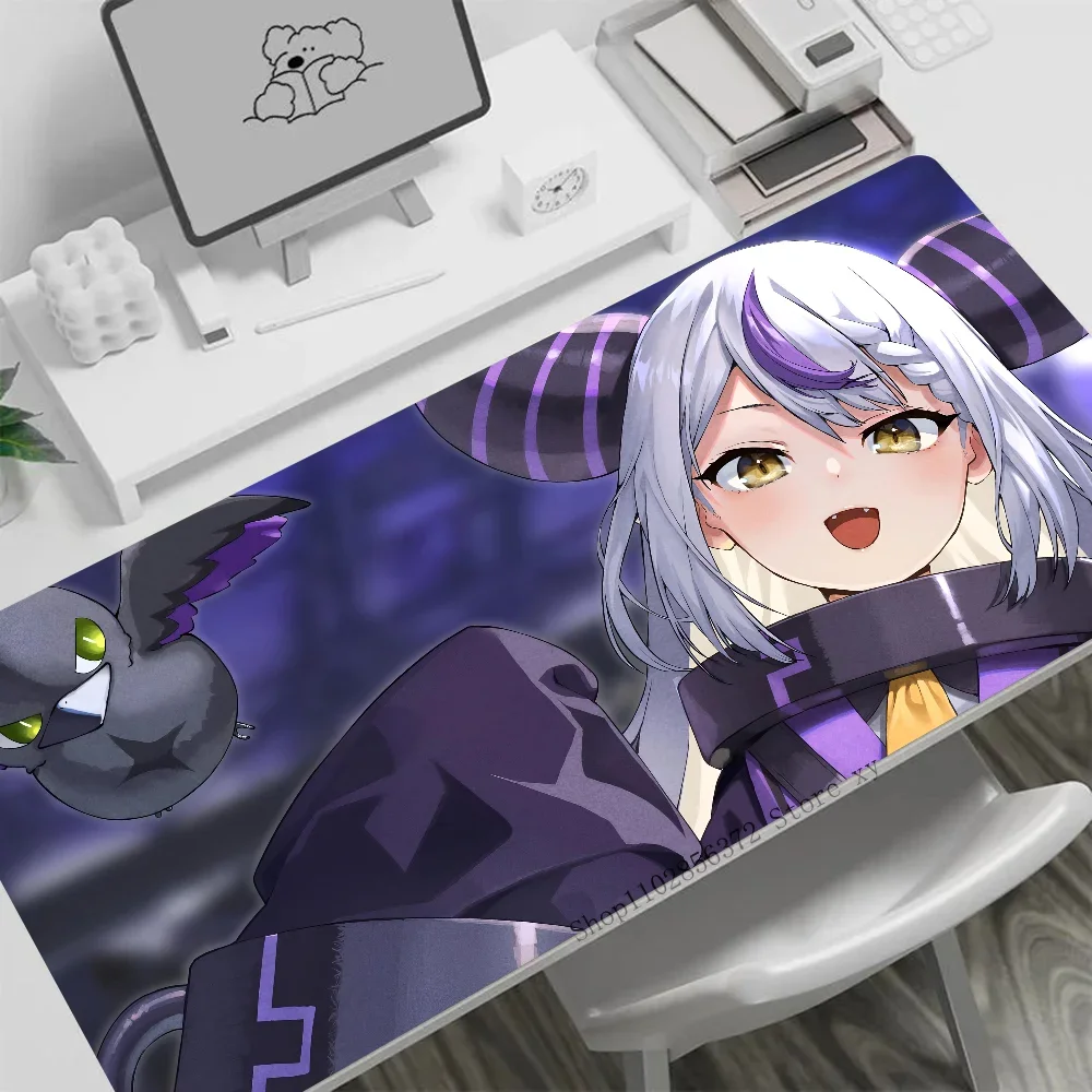 Аниме La + Darknesss VTuber Hololive XXL Игровой Коврик Для Мыши Косплей Настольный Аксессуары