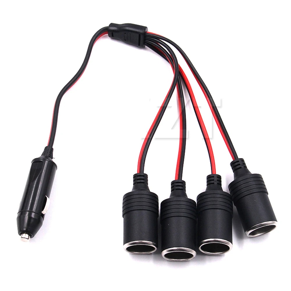 16AWG 1–4 автомобильный разветвитель прикуривателя, адаптер питания, порт зарядного устройства 12 В24 В, удлинитель прикуривателя, кабель (art.: 3920cee756cb0) - 3920cee756cb0