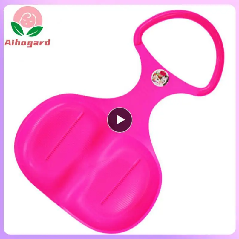 

Portable Winter Skiing Boards Plastic Snow Sled Board Outdoor Snow Grass Sand Board Cold Resistant Ski Pad Kids Adult Snowboard