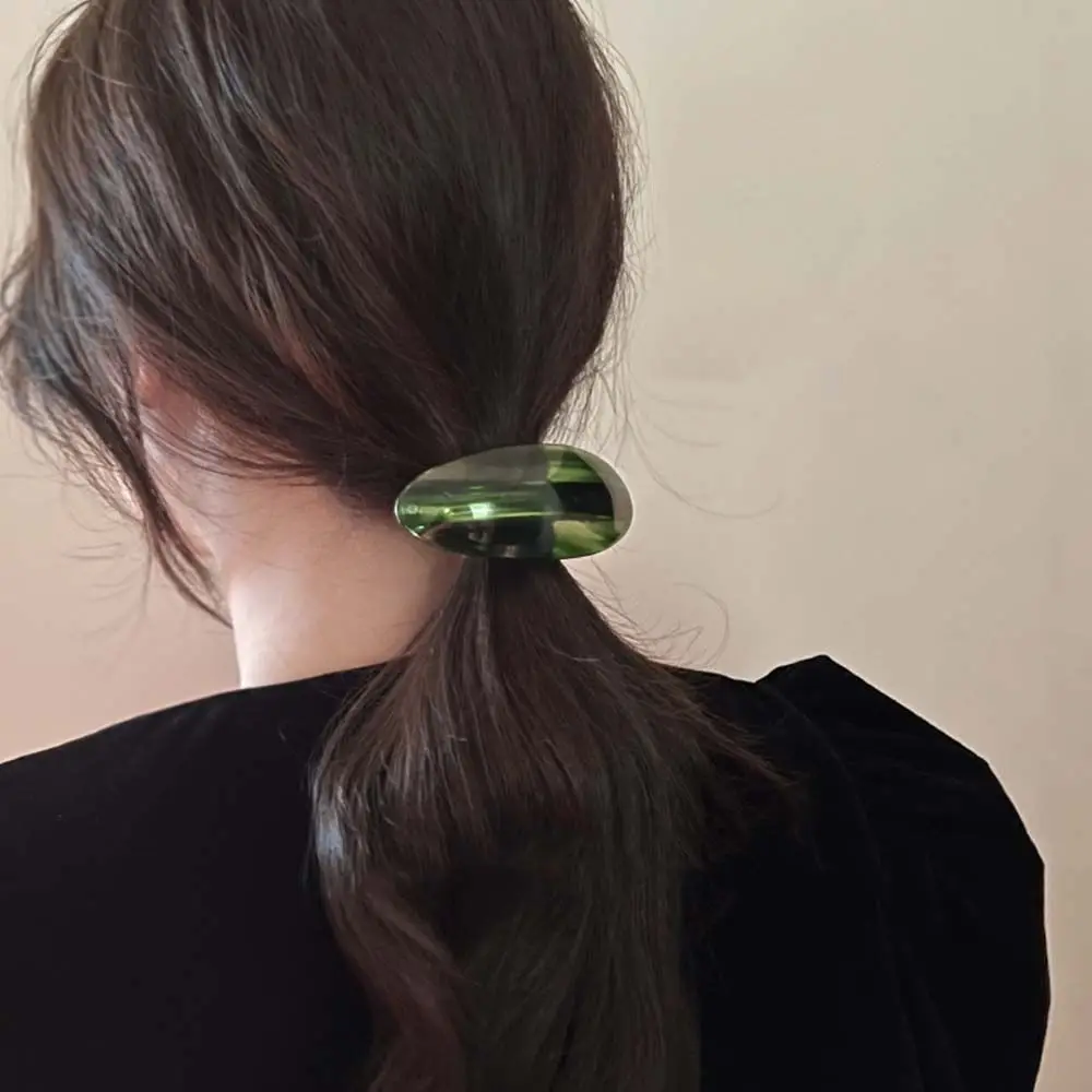 

Acetic Acid French Style Hairpin Summer Ponytail Crab Clip Women's Hair Claw Geometric Barrette Ponytail Hair Catch