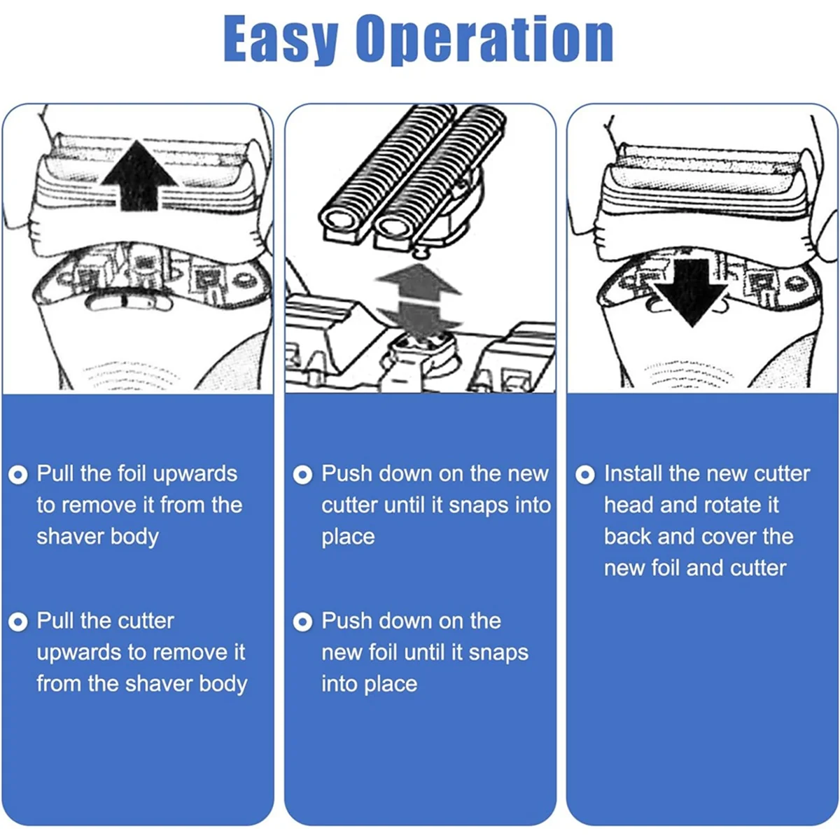 94 М Сменная головка бритвенная для Braun Series 9/9 Pro Мужская бритва 9040s 9080cc 9093s 9095cc
