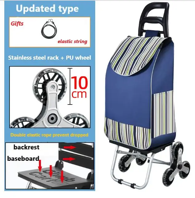 

Складная тележка Lighten Up Trolly Shopping cart