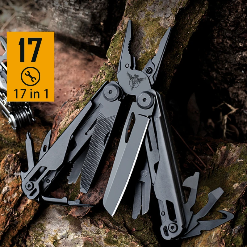 

19 in 1 Multifunctional Combination Tool Pliers Outdoor Folding Pliers Emergency Scissors Portable Multi-Purpose Wrench