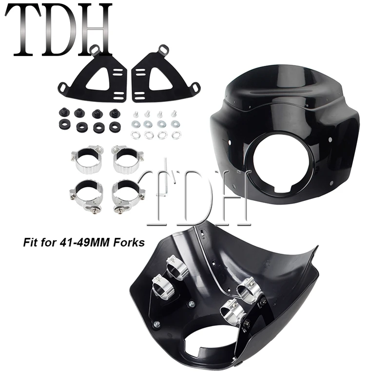 Обтекатель для лобового стекла 15 Дюймов 5 3/4 дюймов Стандартный чехол Dyna 06-17 Low Rider