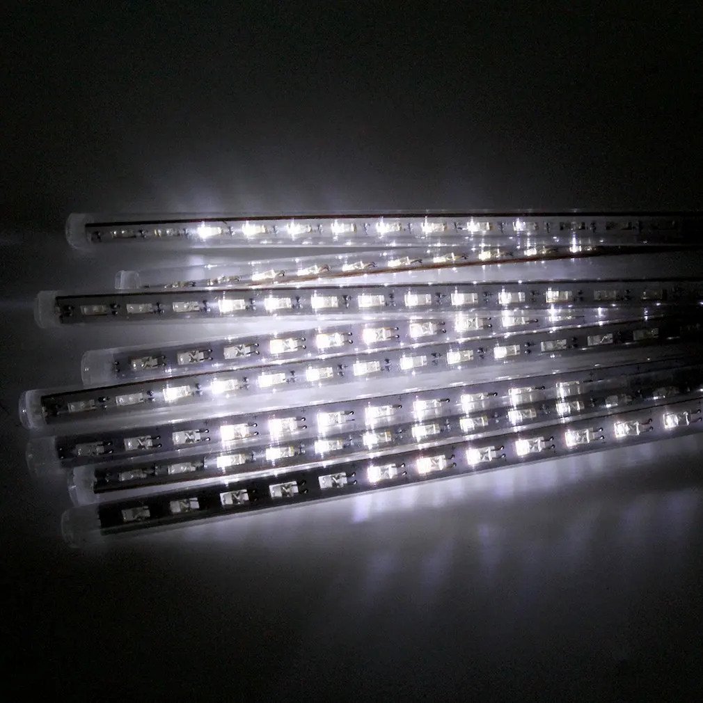 

LED meteor shower lights 30cm 8 sets of LED meteor lights LED curtain lights Christmas lights decorative lights