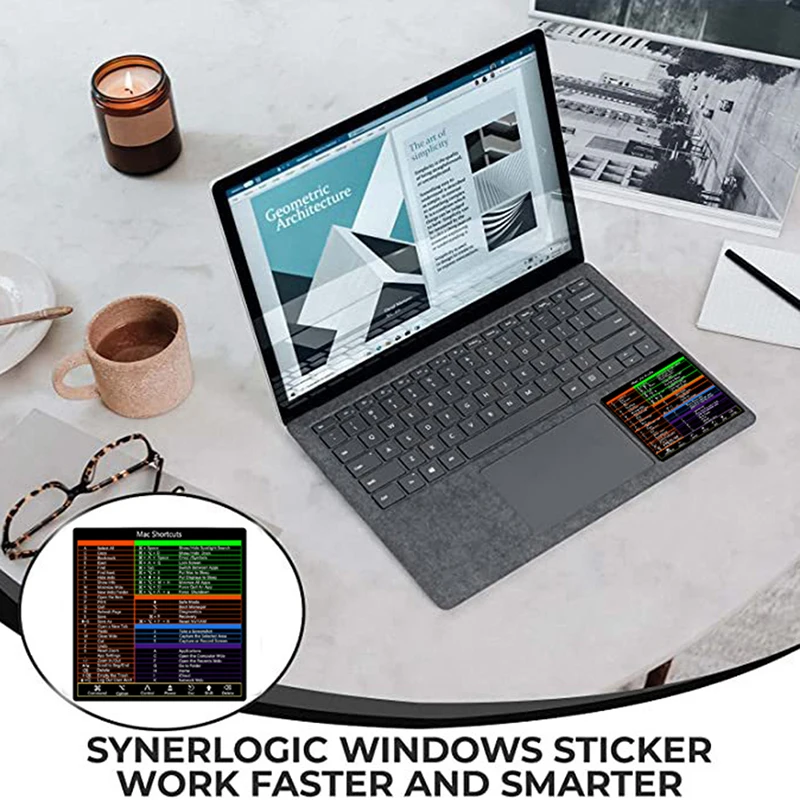

Design For Mac OS System Keyboard Shortcut Sticker For 2022-2008 (13-16")