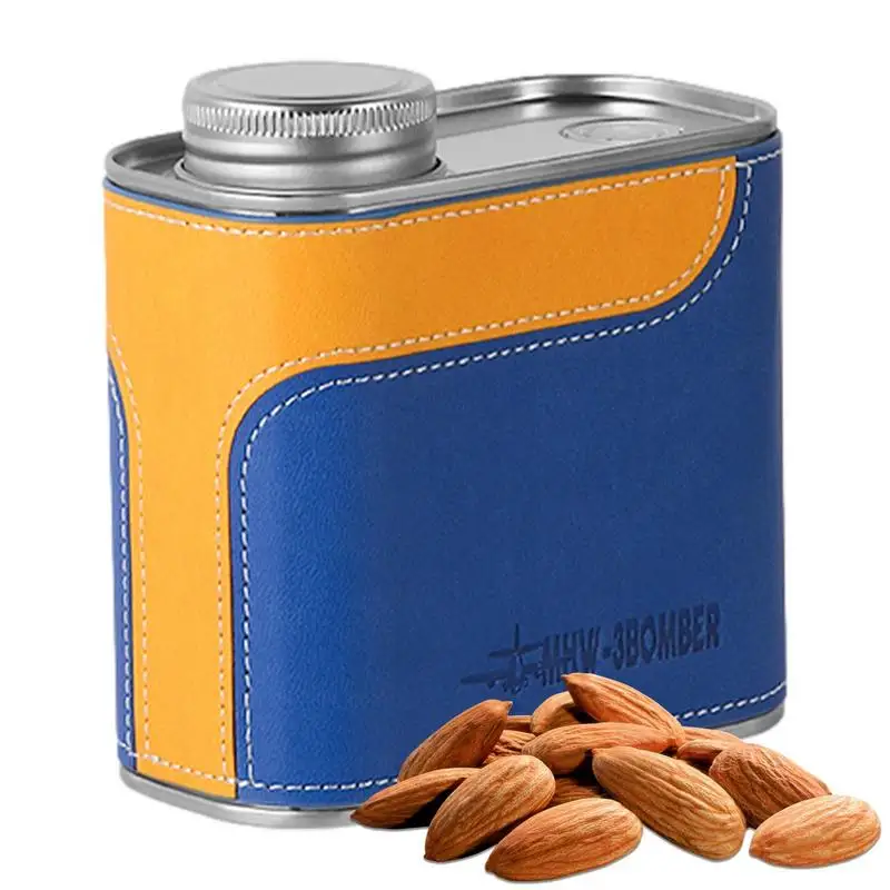 

Кофейная зерновая канистра для кемпинга, уплотнительная жестяная тарелка, кофейная канистра, Кухонный Контейнер для хранения продуктов с ф...