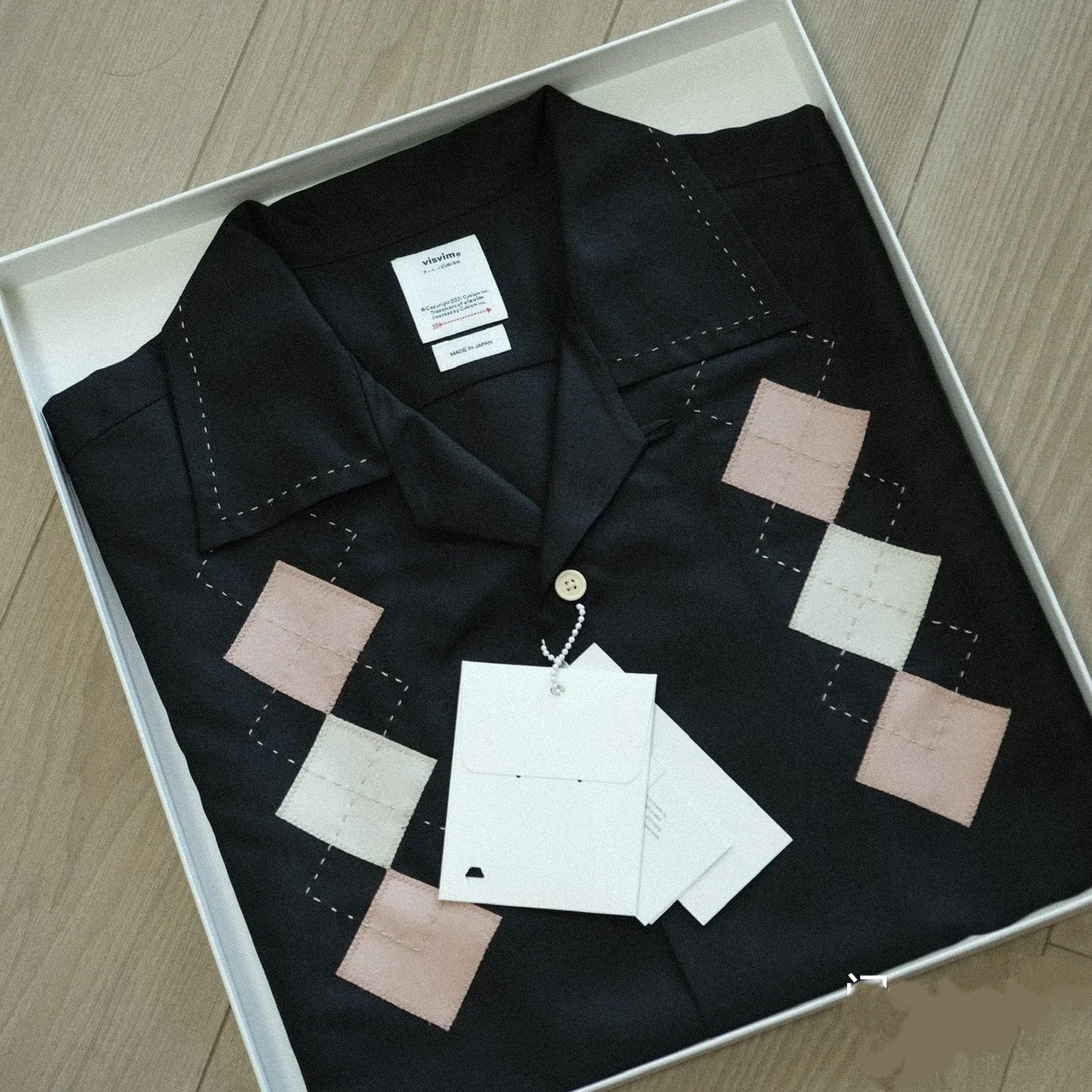 Фото 2025 VISVIM 24AW KEESEY SHIRT S/S Шелковая рубашка-поло №2