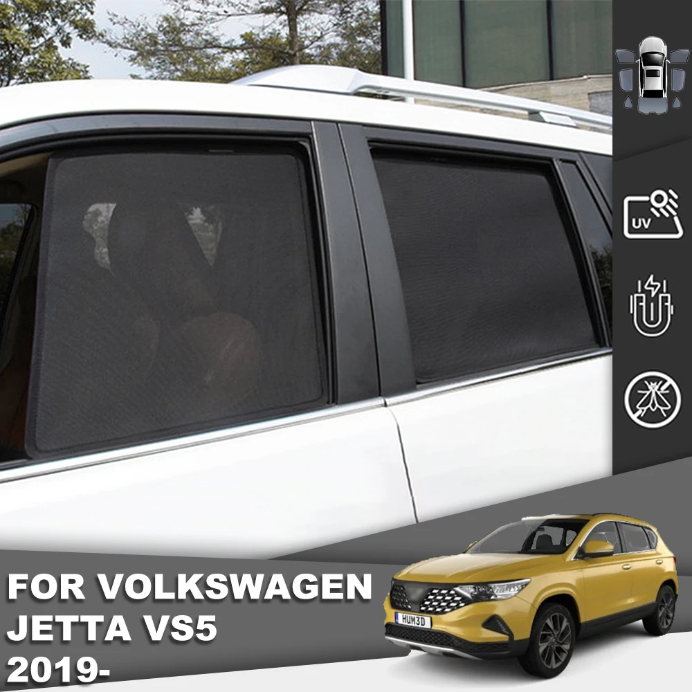 

Магнитный автомобильный солнцезащитный козырек для Volkswagen VW Jetta VS5 2019 2020 2021, сетчатая рамка для лобового стекла
