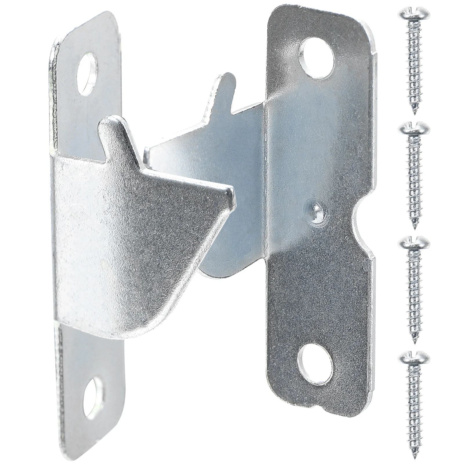 

2 Sets Curtain Rod Single Bracket Curtain Rod Mounting Sets with Screws