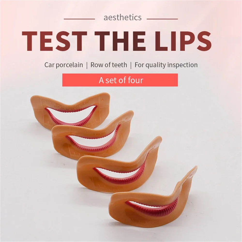 4 шт./набор автомобильные фарфоровые аппликации для губ
