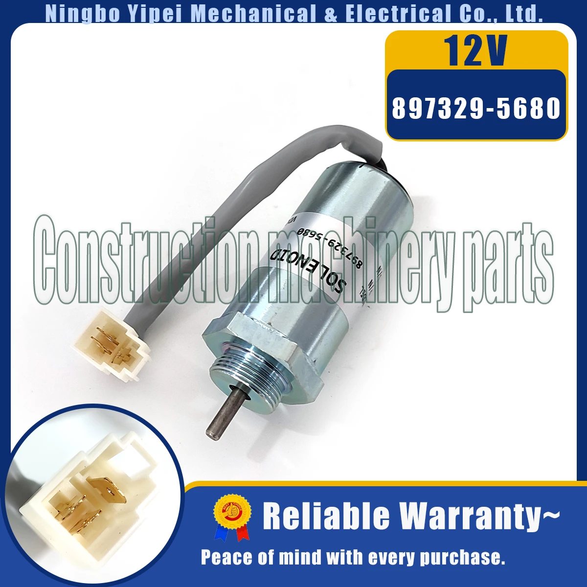 897329 -5680 -5688 Соленоид отключения топлива 12 В MV1-81 для экскаватора Isuzu 3LD1 3LD2 4LE1 4LE2 3LB1