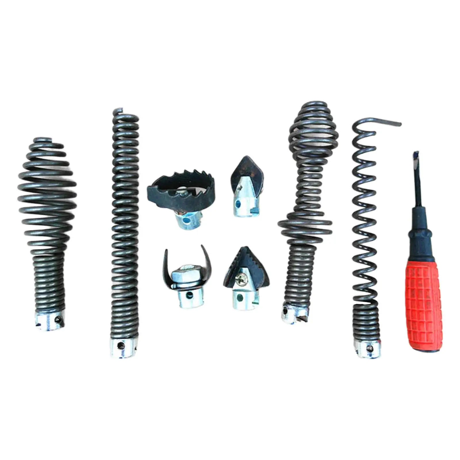 

9x Drain Set Manganese Steel Combination Auger Adapter for S75