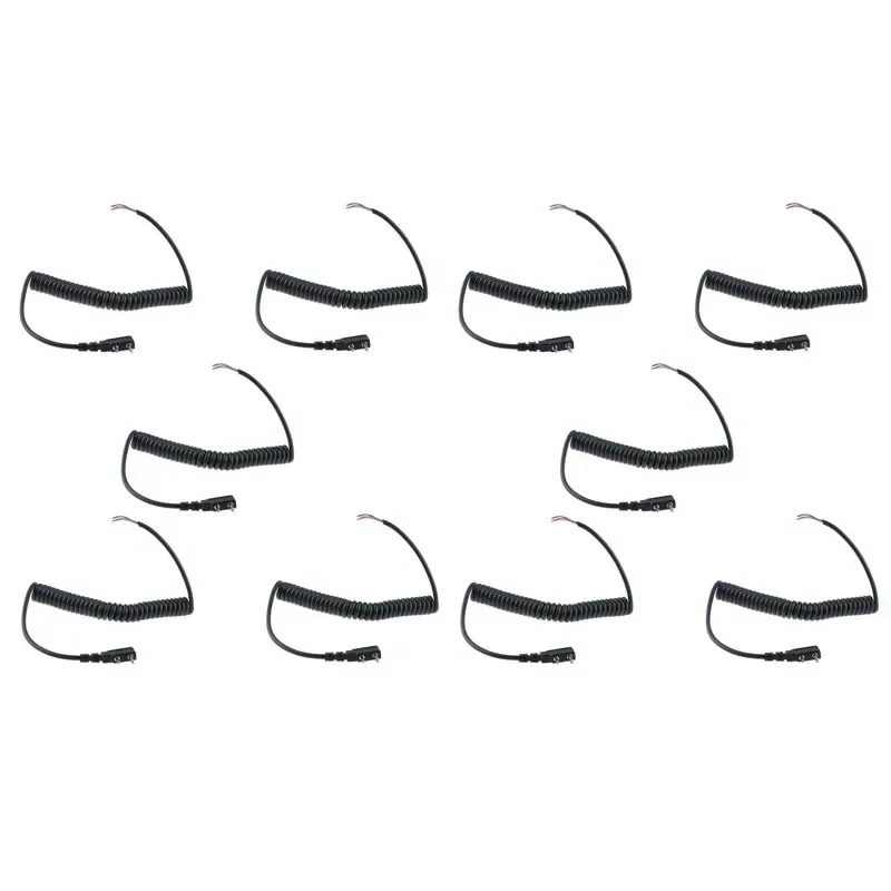 10 шт. 2-контактный 4-проводной микрофон динамик кабель для Baofeng UV5R UV-5R Kenwood TK370 Linton YTY