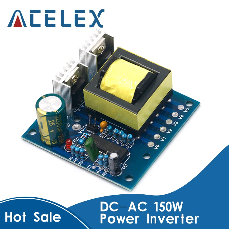 Автомобильный преобразователь напряжения 150 Вт 12 В постоянного тока в 110