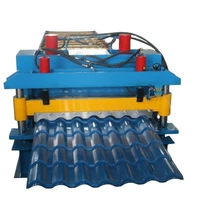 Aluminium Roofing Sheet Making Machine,Roof Tile Roll Forming Machine New Double Layer Color Steel Roll Forming Machine