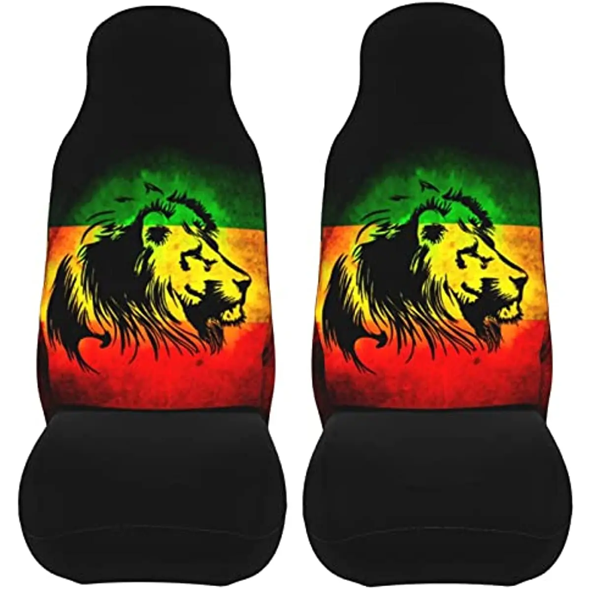 

2 шт., защитные чехлы на переднее сиденье автомобиля, с принтом льва