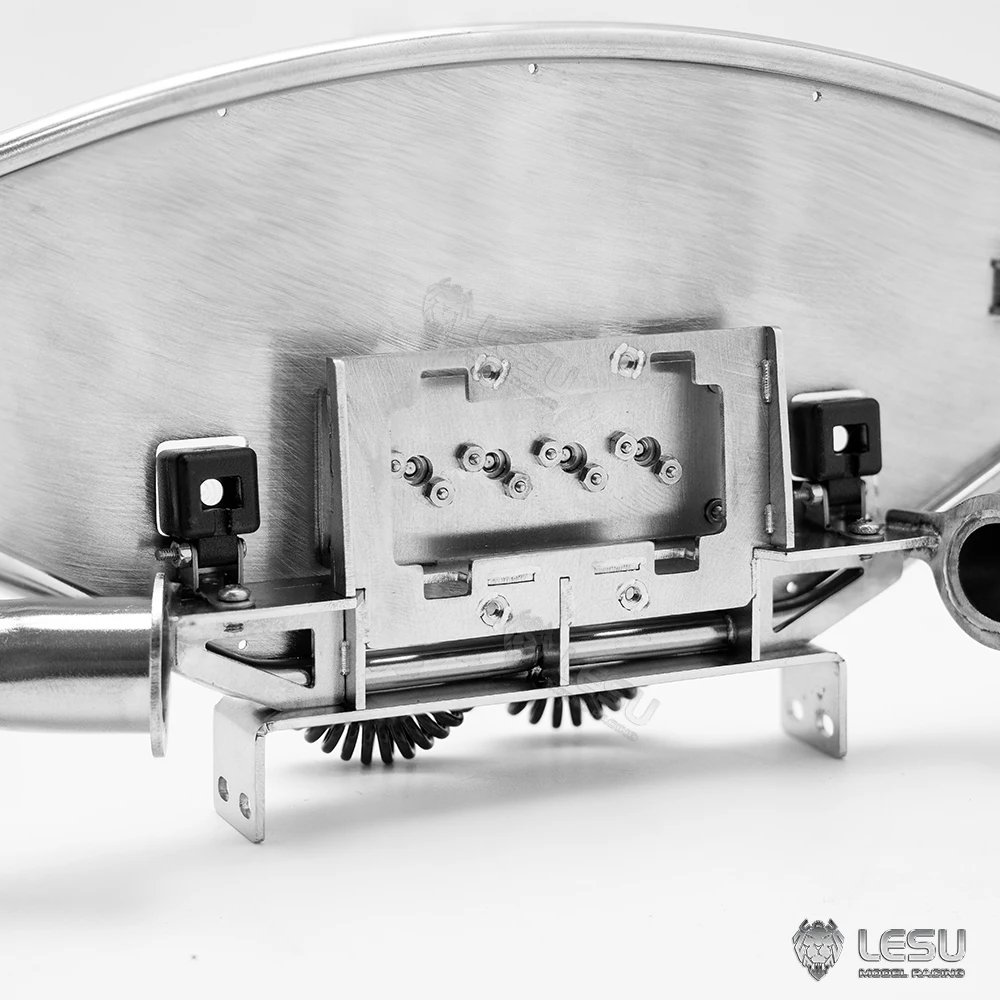 Выхлопная труба LESU1/14 Игрушечная модель грузовика в сборе двойной дымоход