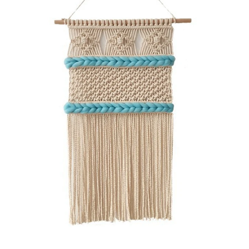 

New Wall Hanging Tapestry With Tassels Hand Woven Nordic Style For Living Room Bedroom House Art Decor Decoration