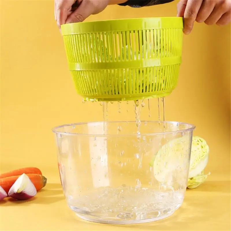 

Kitchen Utensils Large Manual Salad Vegetable Washing Machine Drying Machine Household Fruit Dehydrator Salad Drying Machine