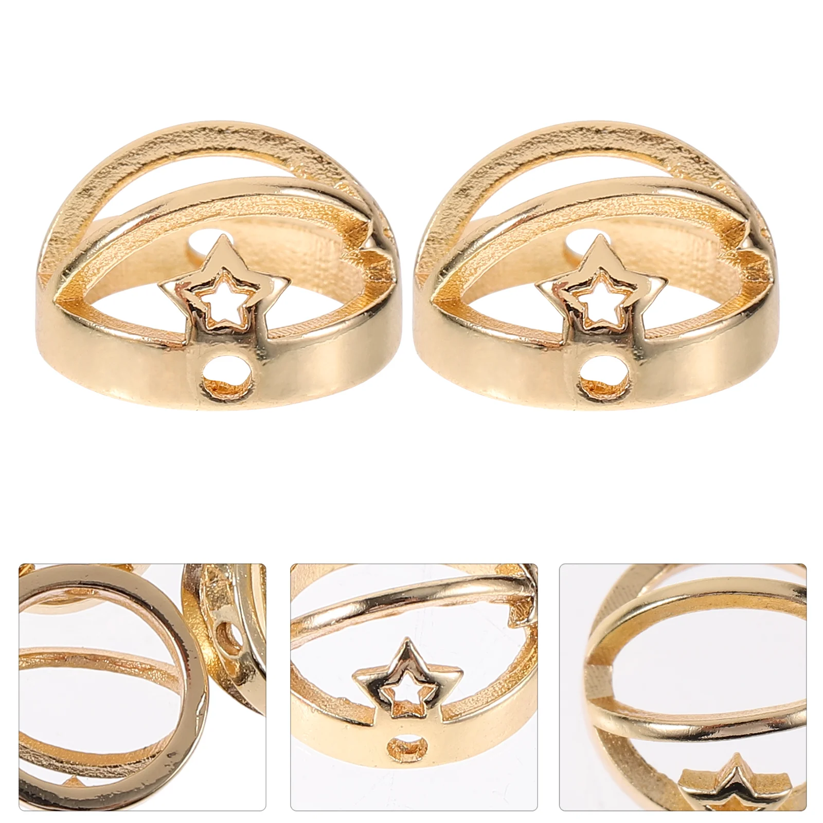 

50 шт. серебряные висячие серьги, изготовление ювелирных изделий, бусины, ожерелье, подвески, медная звезда