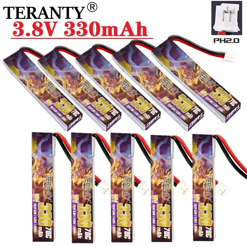 10 шт. TERANTY 1S HV Lipo аккумулятор Макс 140C 3,8 в 330 мАч PH2.0 для US65 UK65 индуктивность Beta65S URUAV UR65 Mobula 7 крошечный Дрон Whoop 10 шт. TERANTY 1S HV Lipo аккумулятор Макс 140C 3,8 в 330 мАч PH2.0 для US65 UK65 индуктивность Beta65S URUAV UR65 Mobula 7 крошечный Дрон Whoop