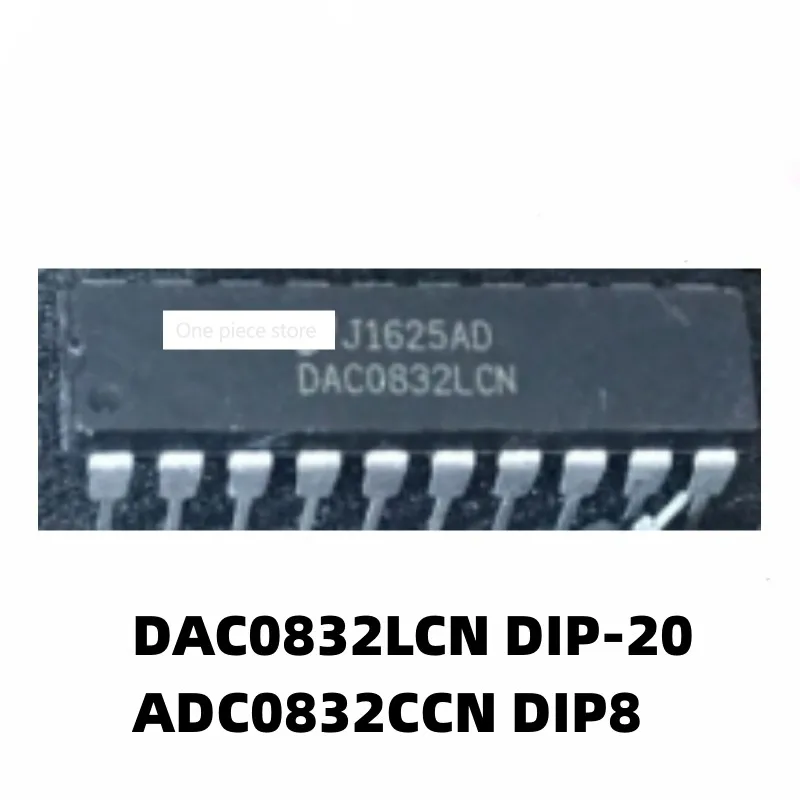 Чип преобразователя DAC0832 DAC0832LCN DIP-20 ADC0832CCN DIP8 с прямой вставкой, 1 шт.