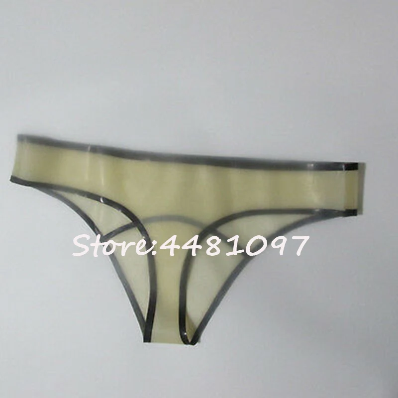

Sexy Latex Rubber Men G-Strings and Thongs Panties Shorts Underwear Club Wear Without Zip