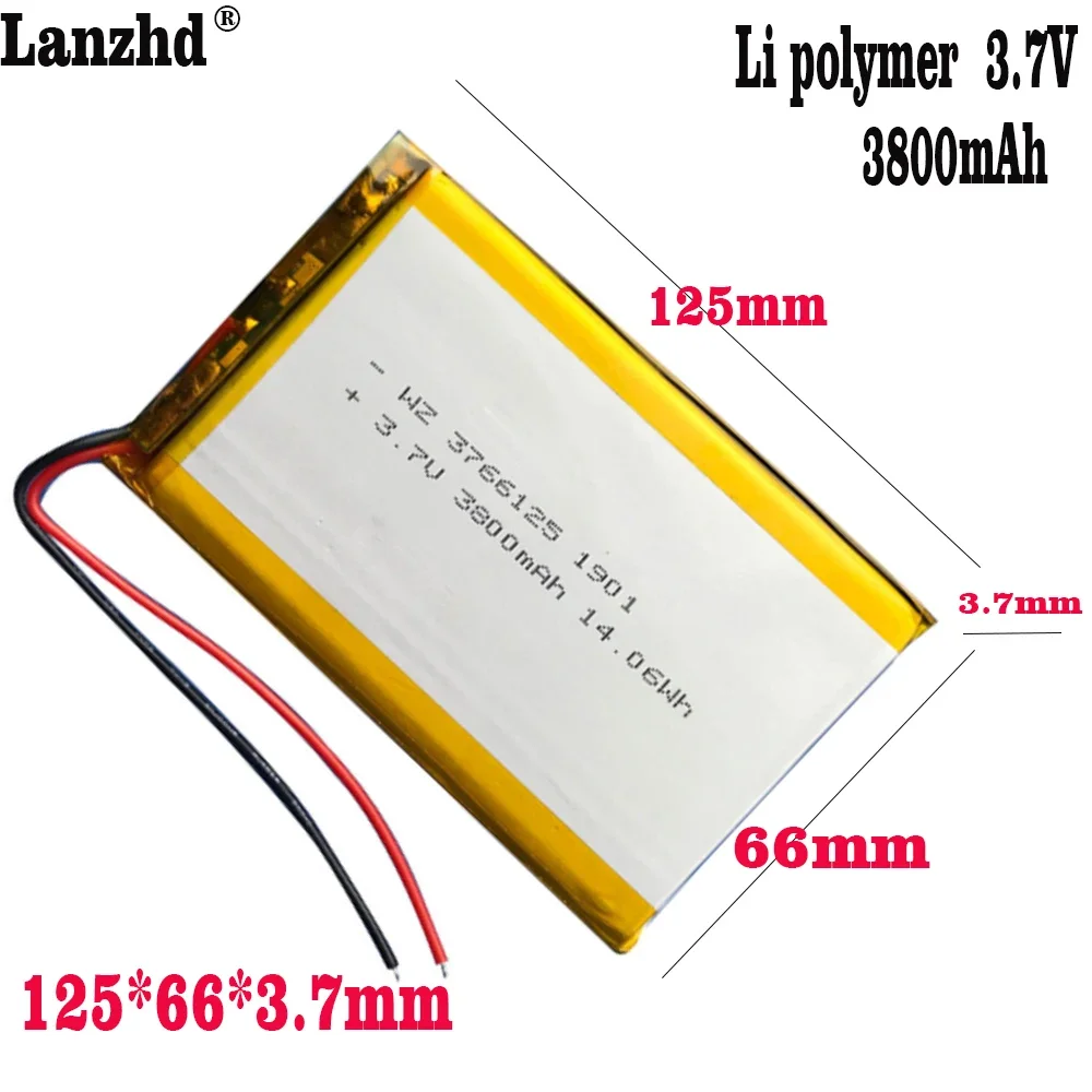 1-10 шт. 3 7 в 3300 мАч 3766125 сменная батарея для DELL Venue 3730 8 3830 T02D T01C T02D002 02PDJW Tablet PC