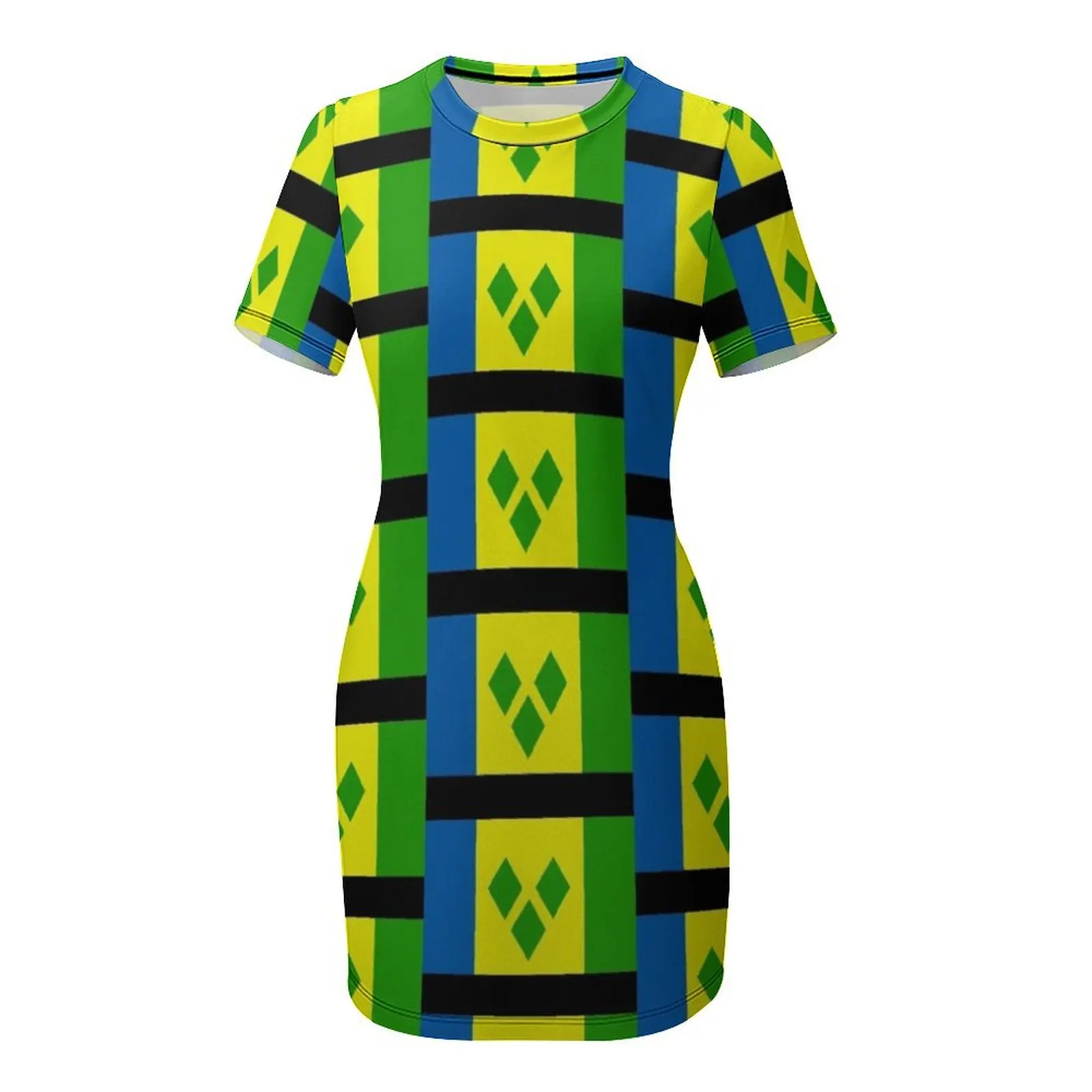 Платье с короткими рукавами Saint Vincent and The Grenadines Коктейльное платье