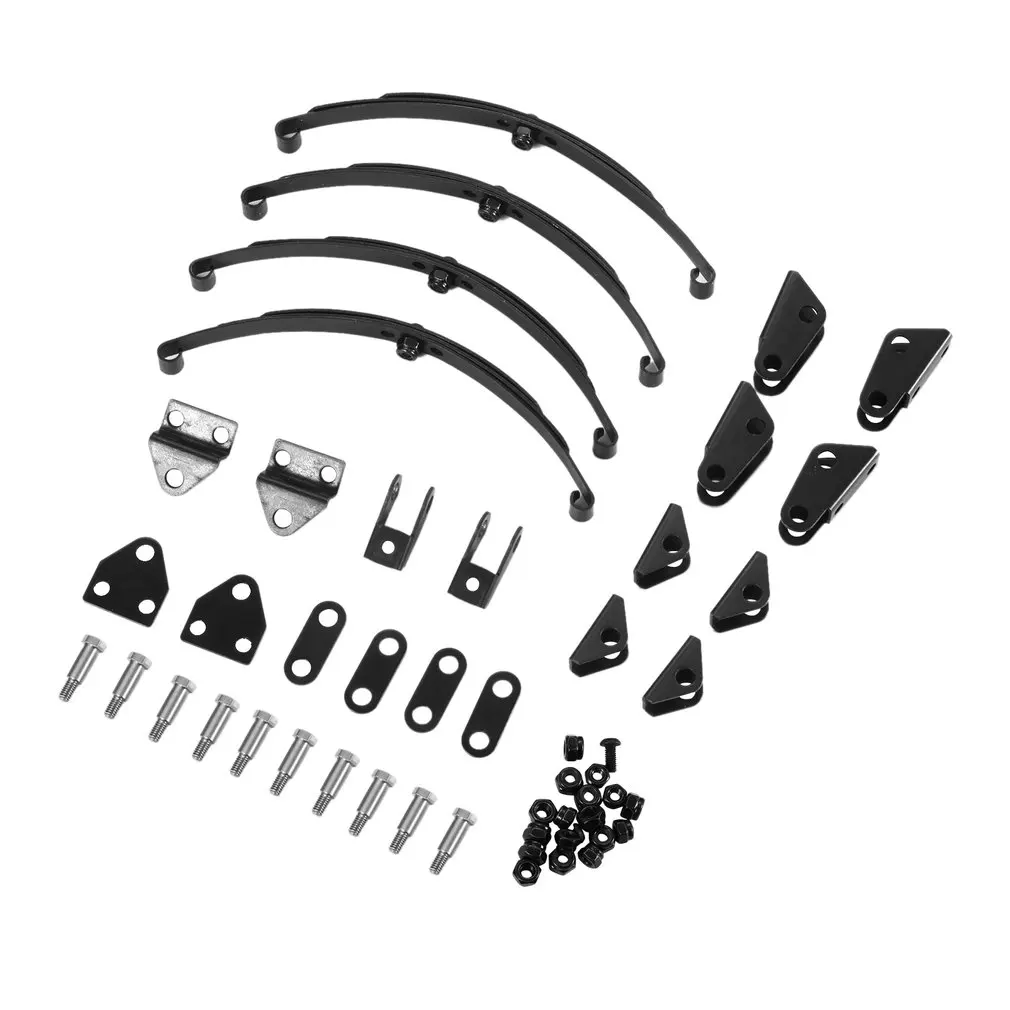 

Type Suspension Set Metal Front/Rear Leaf Steel Rear Leaf Type Suspension For Tractor Model Truck RC 1:14 Tamiya