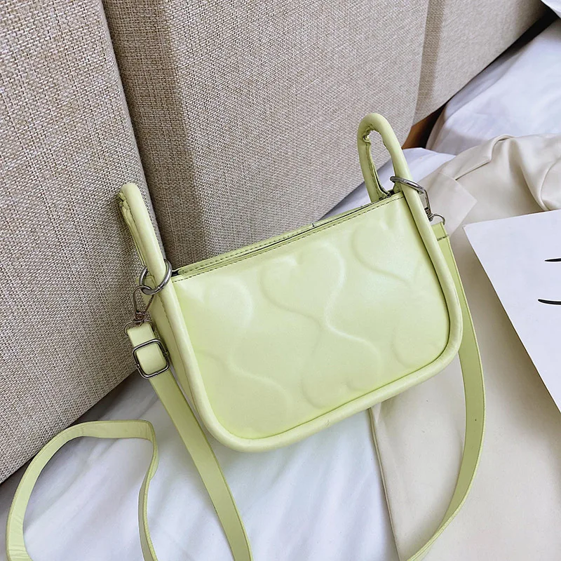 

Loving Heart Fashion Korean Indentation Cute Popular Bags Women 2022 New Shoulder Messenger Handbag