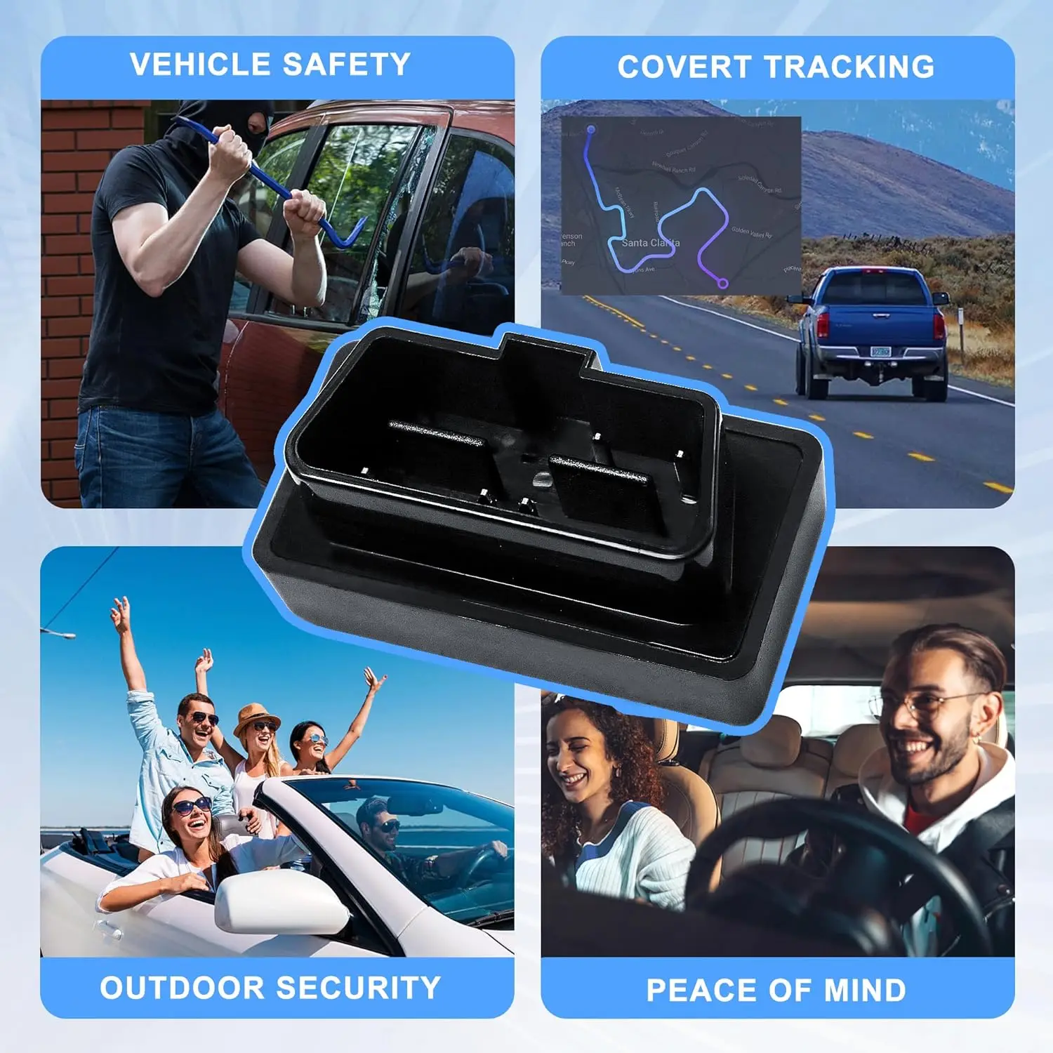 Мини-GPS-локатор OBD для автомобиля работает с приложением Apple Find My