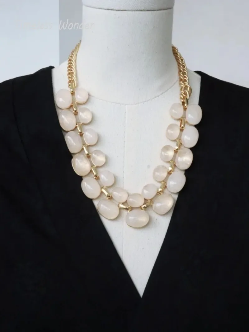 Вневременное чудо Необычные геометрические ожерелья для женщин дизайнерские