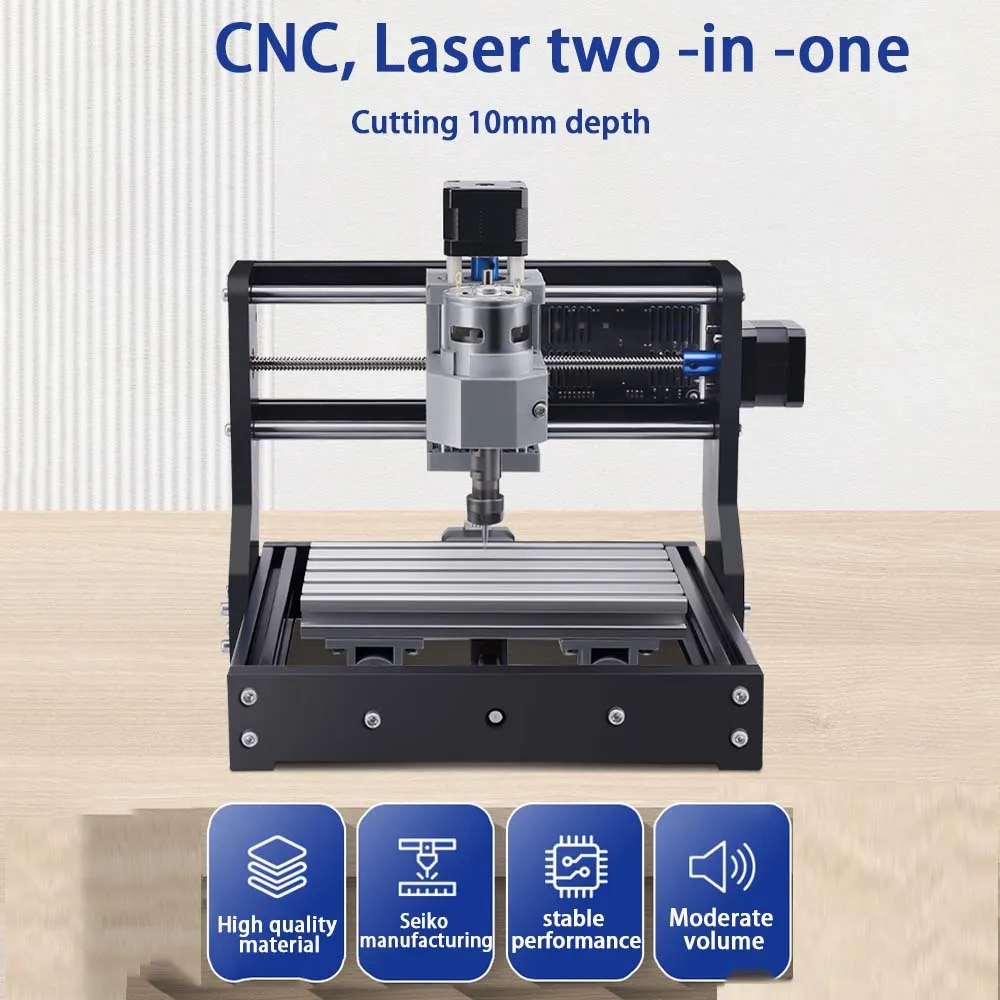 Upgrade CNC 1610Pro Mini Laser Engraving Machine 3 Axis  Offline Controller GRBL Control DIY Wood PCB Milling Cutting Engraver