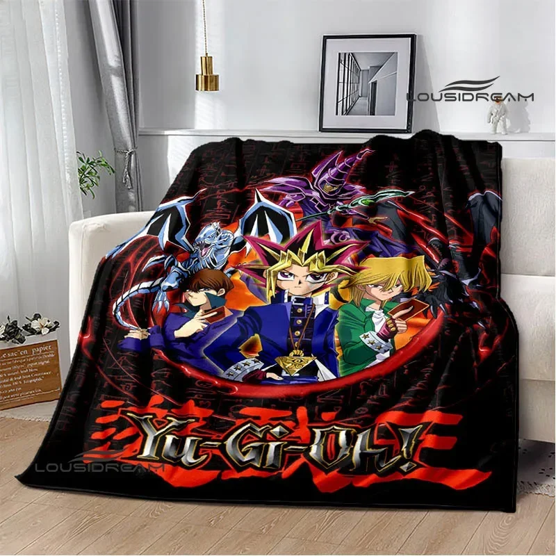 YU-GI-OH! Одеяло с карточным принтом теплые фланелевые одеяла мягкое и удобное