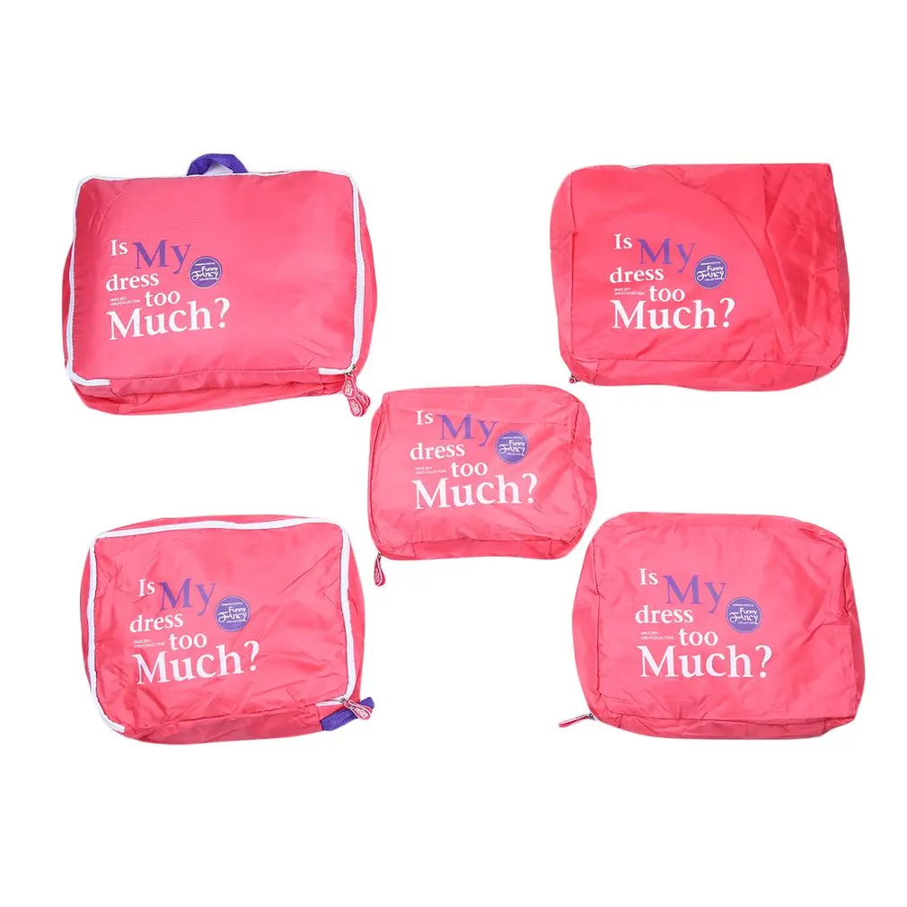 

5pcs Outdoor Travel Storage Bag Sets Clothes Socks Bra Women Ladies Cosmetic Tools Make Up Organizer Box Case Bag