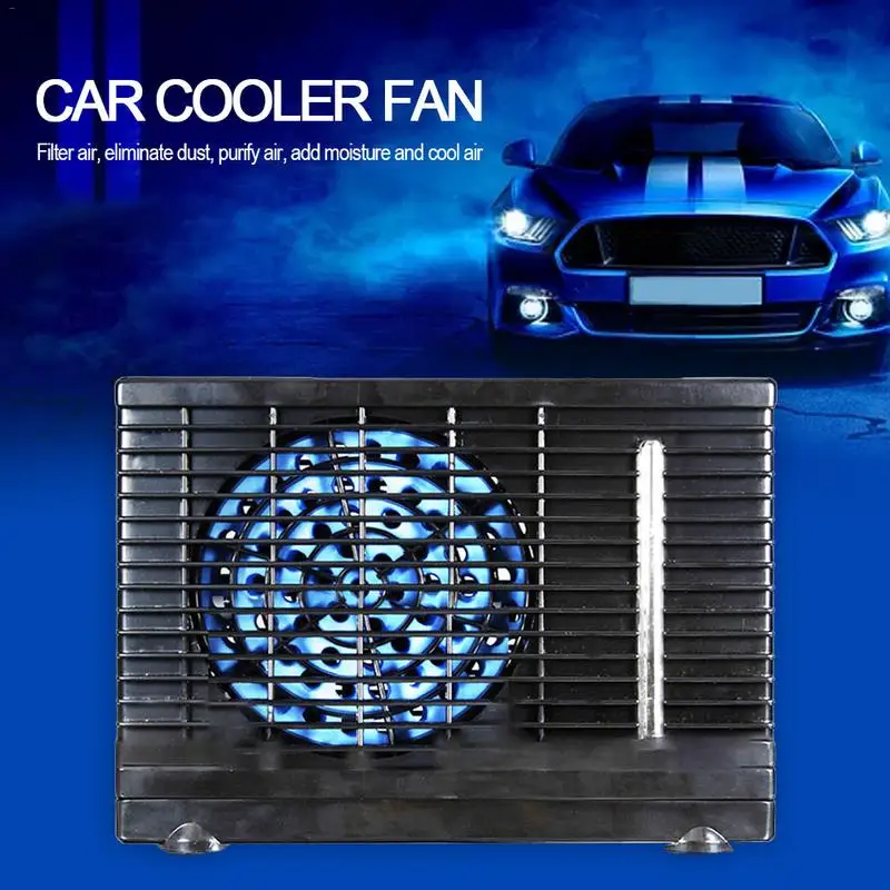 

12V 60W Portable Mini Home Car Cooler Cooling Fan Water Ice Evaporative Car Air Conditioner For Personal Space Cooler Fan