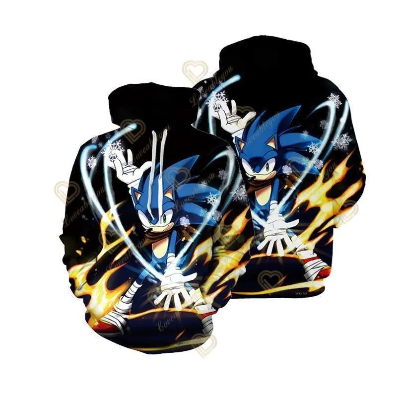 

Anime The Sonic Jacket Women's Hoodie Anime Hoodies Men Women Streetwear Pullover Harajuku Hoodies Sweatshirt Clothes