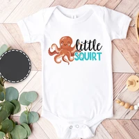 little squirt baby girl clothes octopus baby bodysuit thanksgiving outfits for girls funny baby clothes new born baby items
