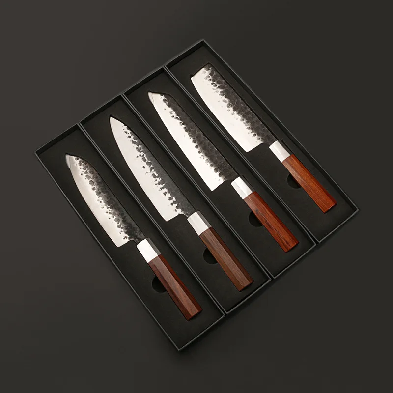 

Набор стальных японских кухонных ножей, нож шеф-повара, сантоку, сашими, нож для суши, 90Cr1 8Mov, 1-4 шт.