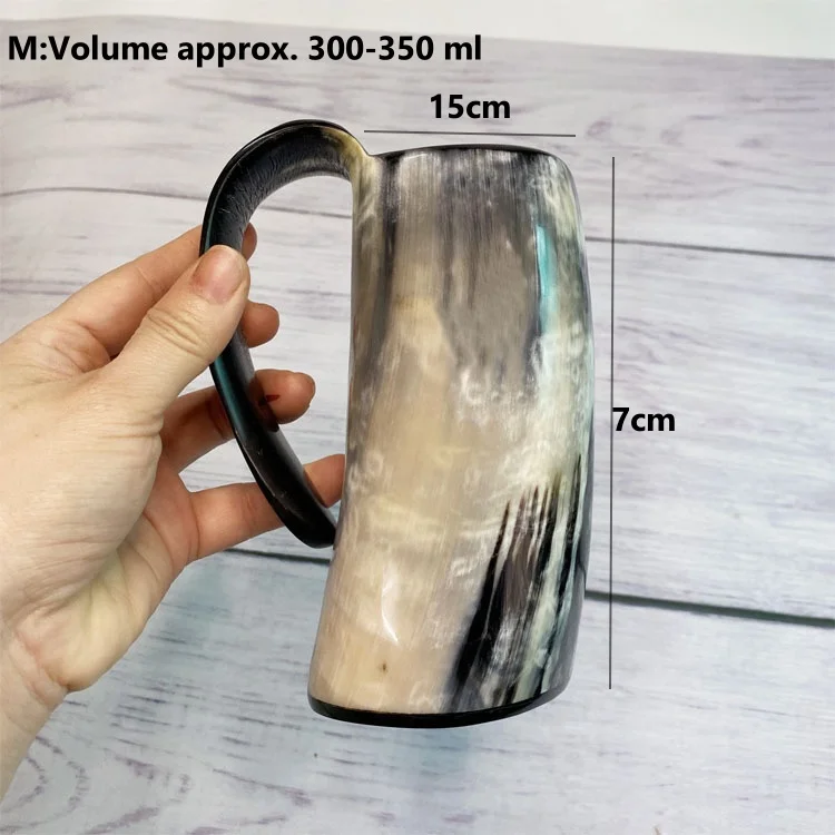 

Кружка-рог из бычьего рога