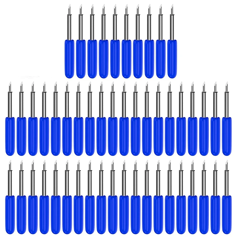 

50PCS Replacement Deep Point Blades Compatible With Cricut Explore Air/Air 2/Air 3/, Cut Blade