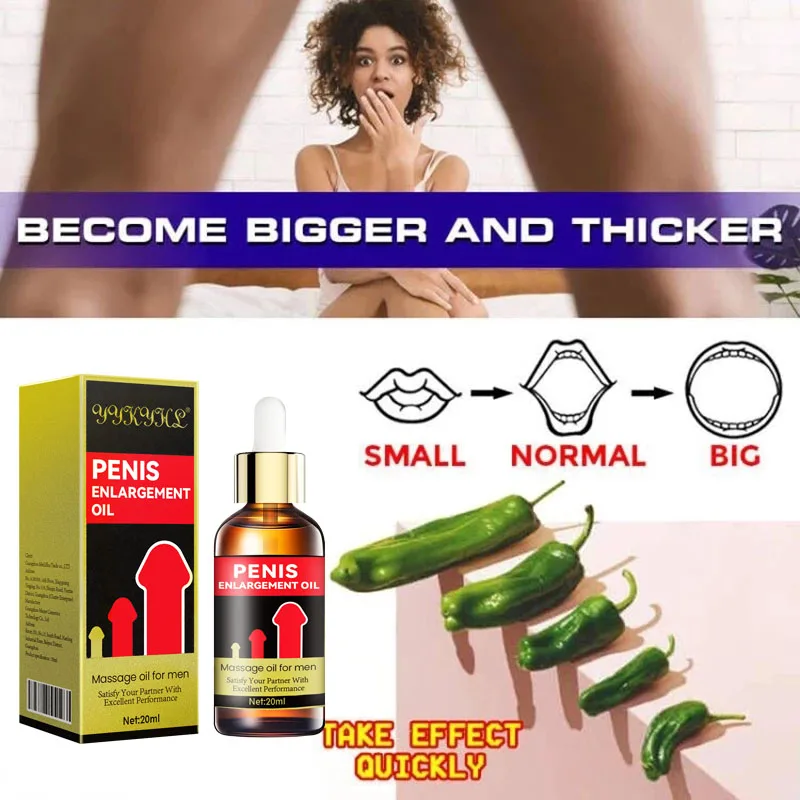 Three Scouts Penis Enlargement Oil Man Big Dick Liquid Enlarge Male Cock Penis Enhancement Thickening Increase Growth Oil ​For M
