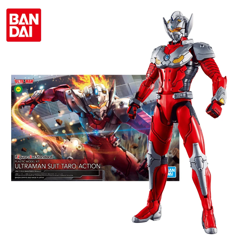 

BANDAI Genuine Figure-rise Ultraman Taro Ultraman Suit Taro-Action Assembly Joints Movable Anime Action Figures Toys Boys Gifts