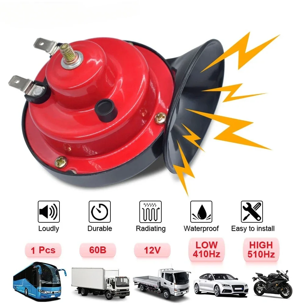 1 шт. Ceyes Универсальный громкий автомобильный воздушный гудок 24/12 в для мотоцикла