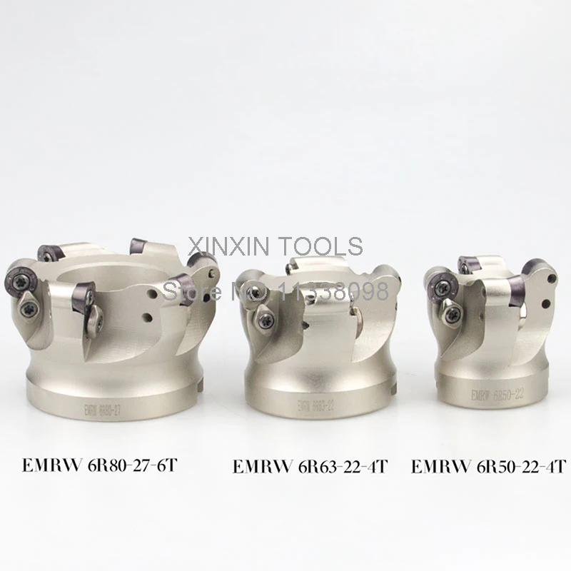 

EMRW6R 63-22-4T торцевая фреза с индексируемой плоской черновой резкой, фреза с ЧПУ