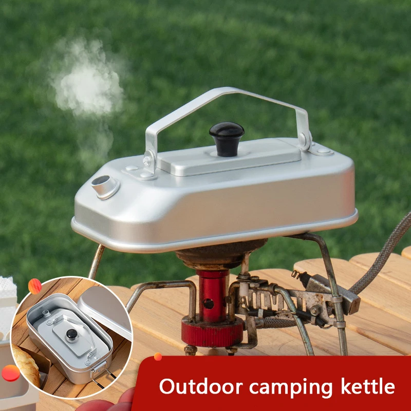 

Outdoor Camping Aluminum Alloy Kettle Portable Foldable Kettle Japanese Teapot Camping Boiling Water Tea Coffee Pot